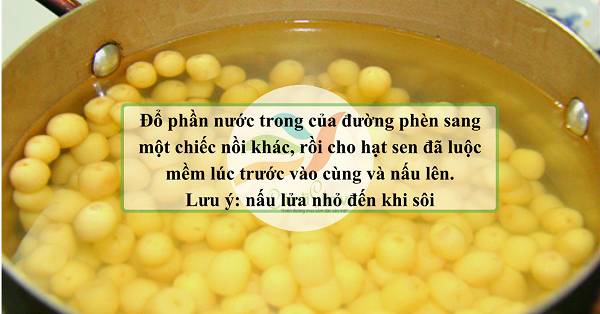 cach nau che hat sen duong phen 